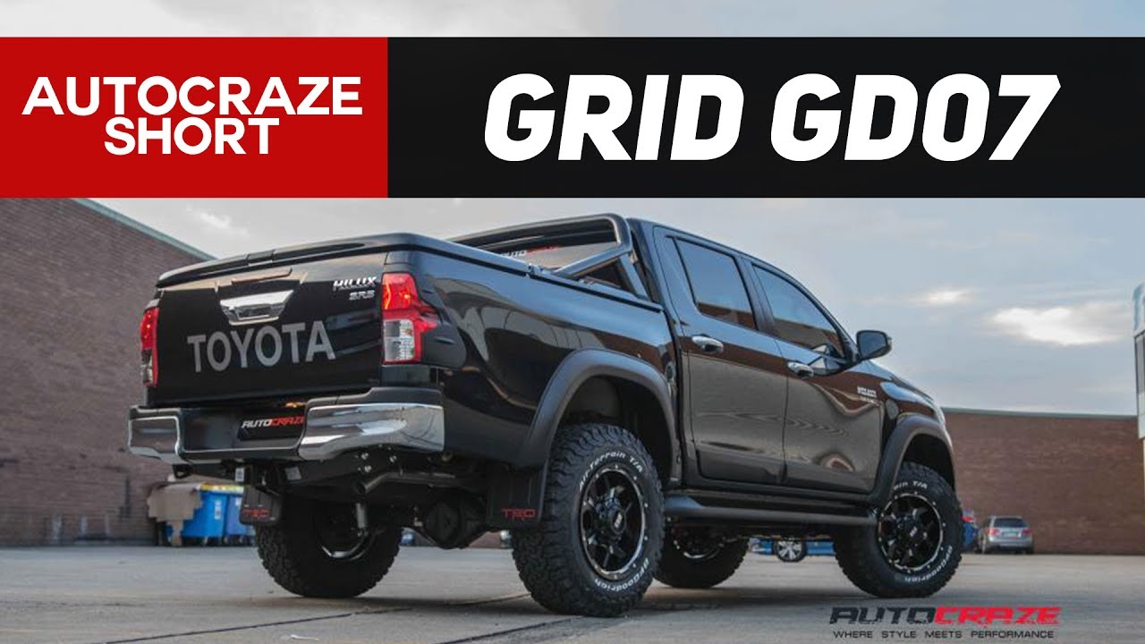 TOYOTA TRD HILUX // Grid GD07 Wheels & Tyres | AutoCraze 2017