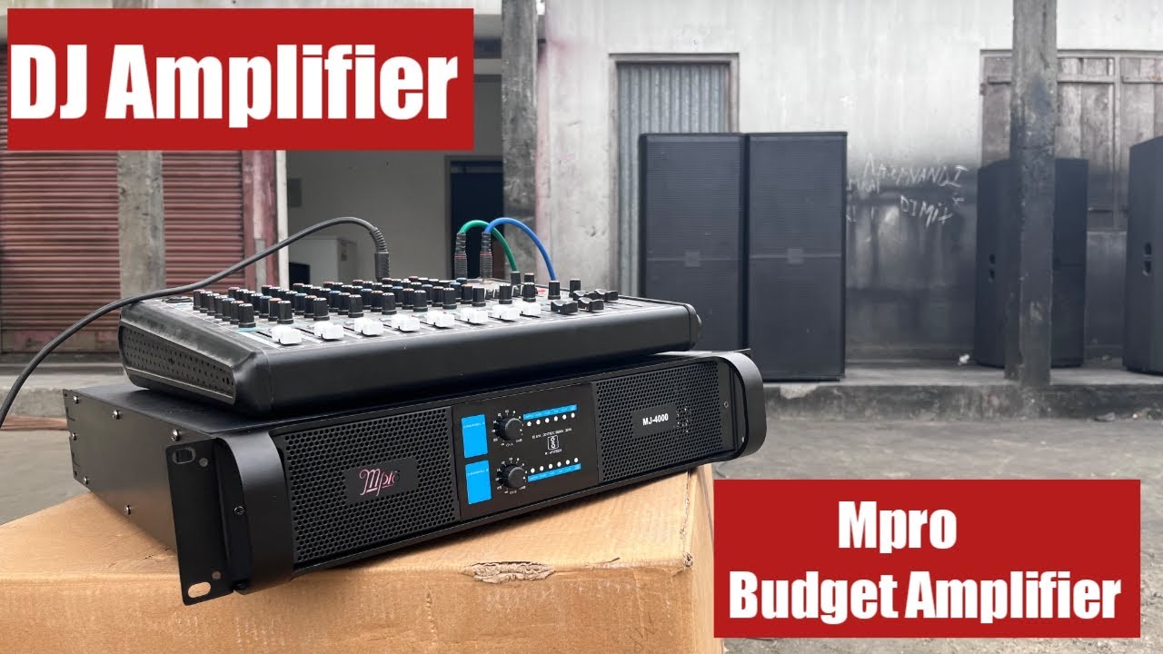 Mpro Dj Amplifier 2400W Overload Testing
