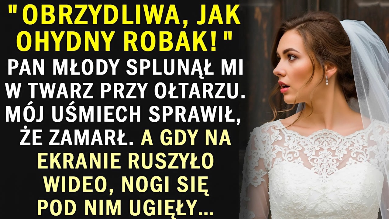 Minutę przed ślubem poznała okrutną prawdę o narzeczonym. Wideo na ekranie zaszokowało