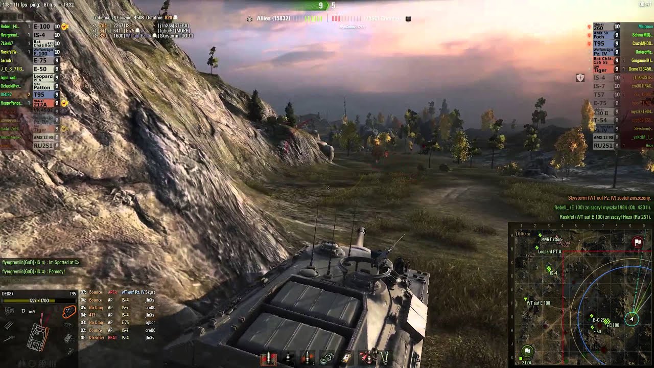 T95 w World of Tanks - trzymać ich za ryj