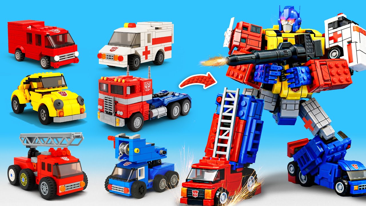 I Combined EVERY LEGO Autobot into ONE Ultimate Transformer! 🚒🚑 BricksUP