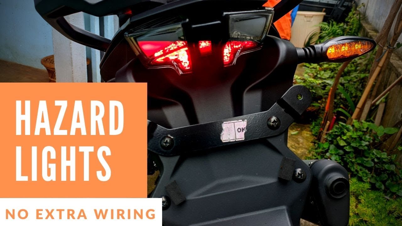Hazard Flasher for the KTM 390 Adventure | No extra wiring!!