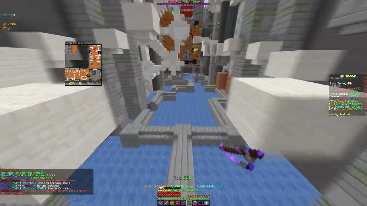 SKYBLOCK ARCHER F7 5:01  BY USING BEST MODPACK (IN DESCRIPTION) #skyblock #hypixel 
