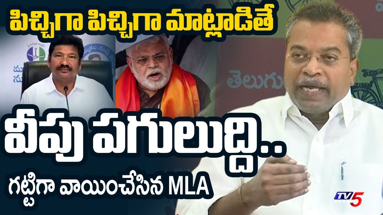 దిగజారి మాట్లాడొద్దు..| TDP MLA Vasantha Krishna Prasad Fires on Jogi Ramesh | Ambati Rambabu | TV5