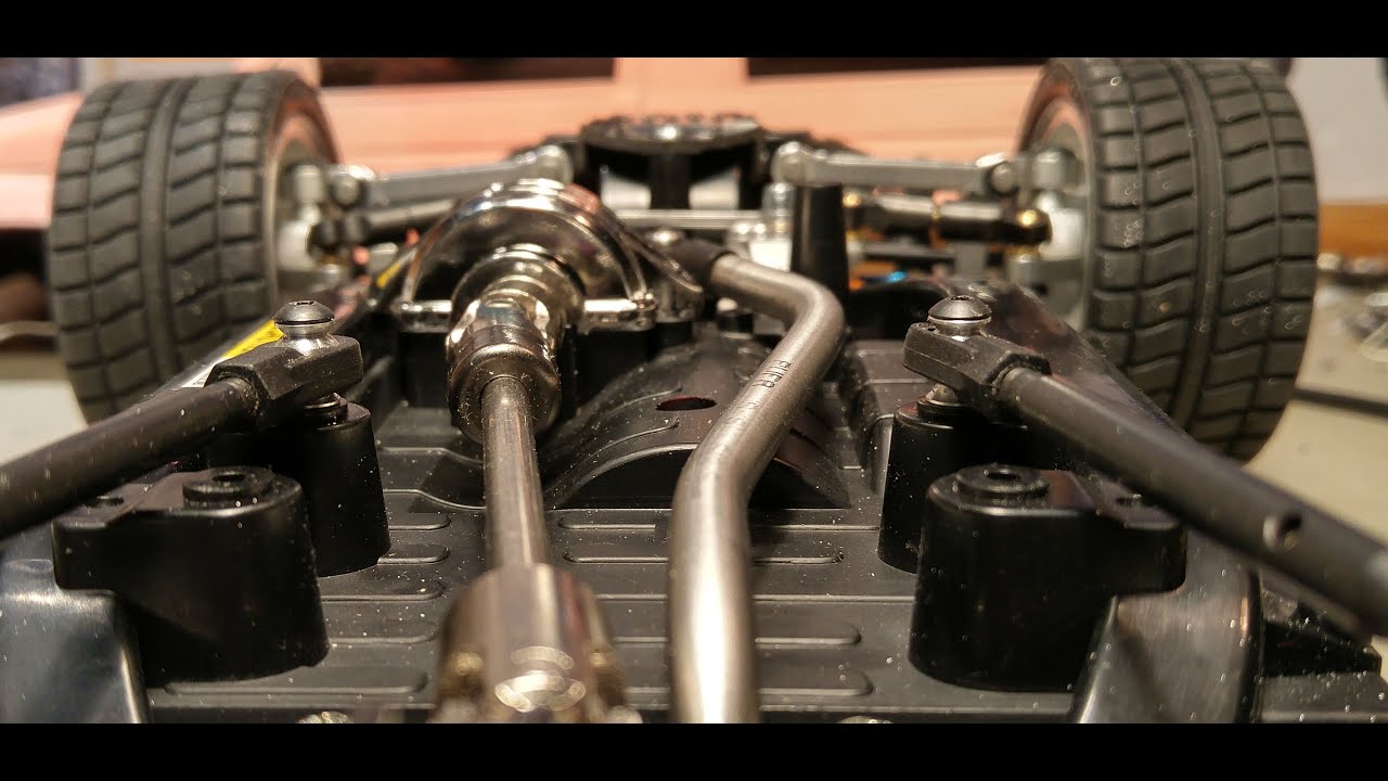 Pajero Drifter CC01- Making the Steering Link to the rear mounted servo