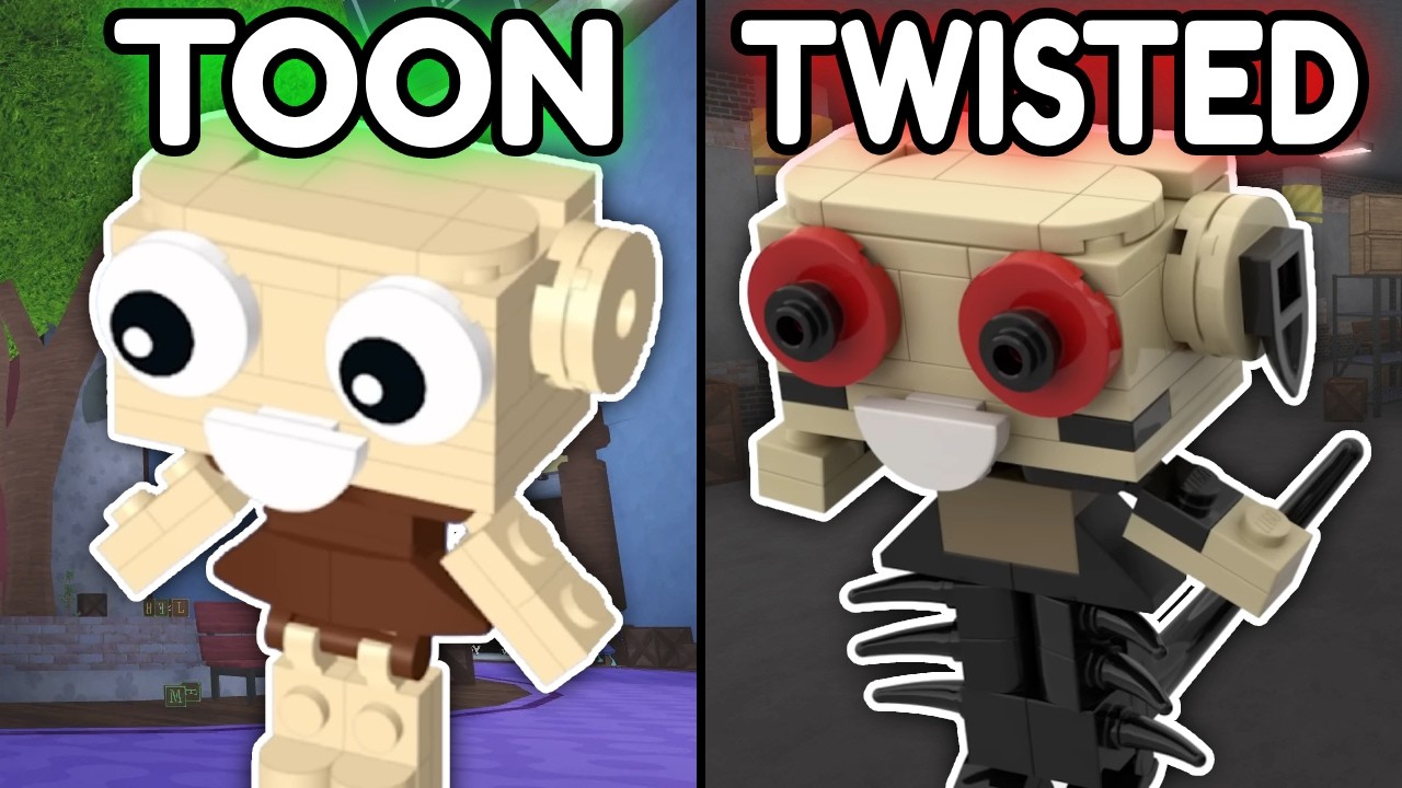 ¡DANDY'S WORLD en LEGO! 🧱✨ Cómo se crea cada TOON y TWISTED!