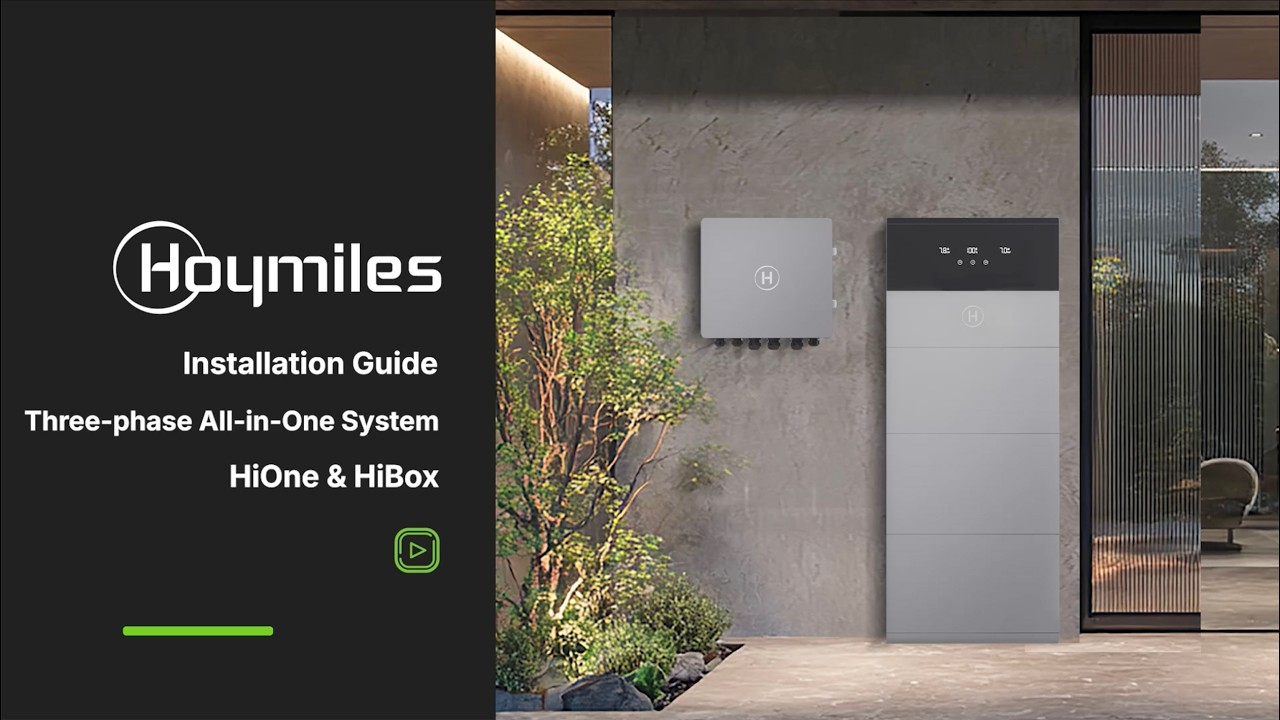 All-in-One BESS HiOne & Hibox Installation