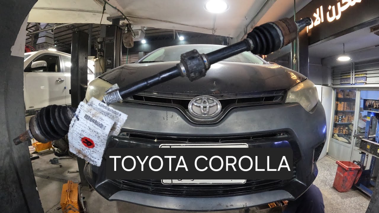 how to replace passenger side CV axle ... toyota corolla 2014-2019 (torque specs)