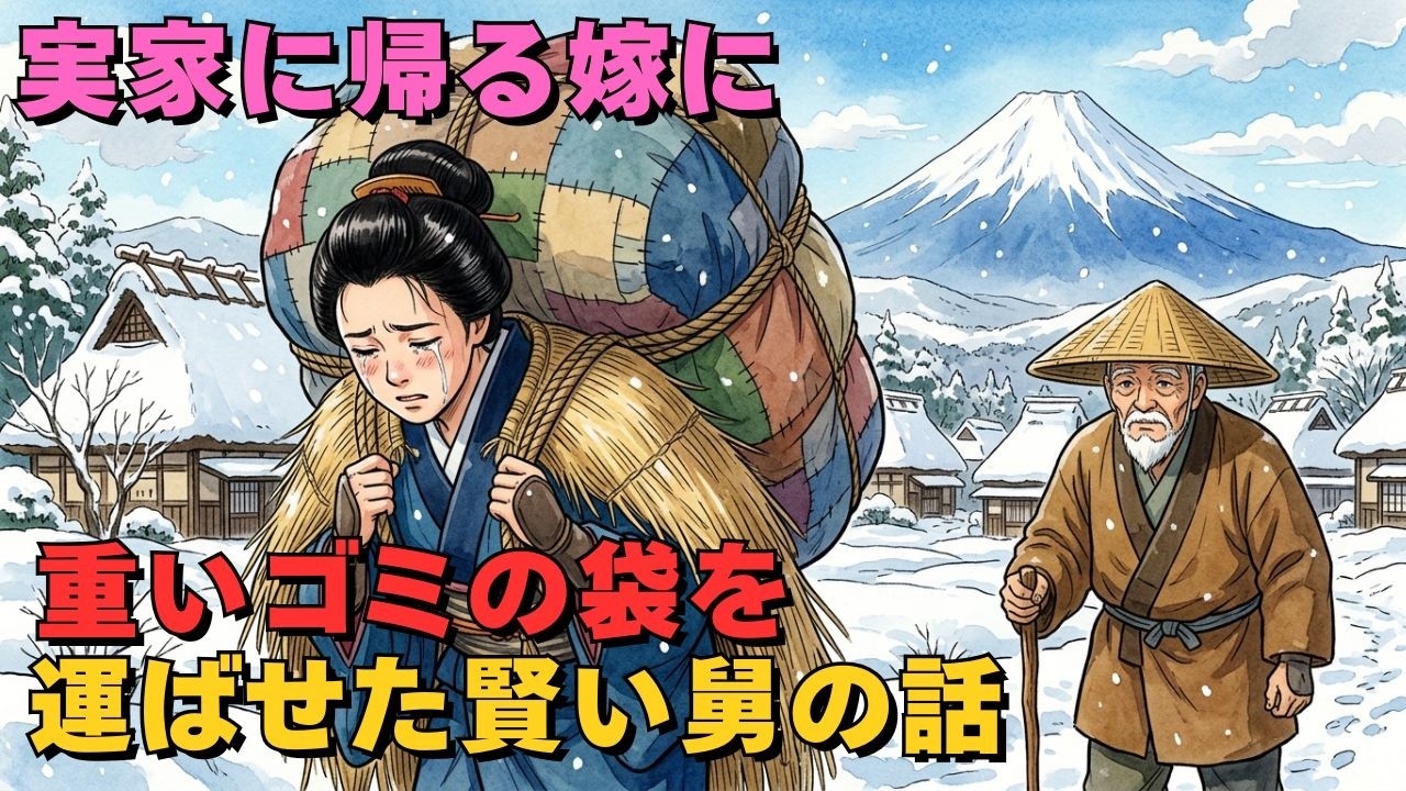 嫁を救った「汚い洗濯物」。実家へ向かう彼女に賢い舅が託した秘密｜野談｜昔話｜いきさつ｜笑い話 | 戦国時代