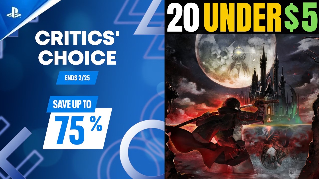20 товаров дешевле 5 долларов! | Распродажа Playstation Critics Choice 2026