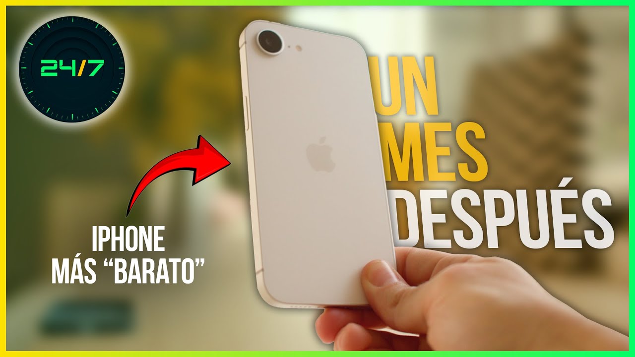 El iPhone con MÁS AUTONOMÍA 🔋 Mi experiencia iPhone 16e UN MES DESPUÉS