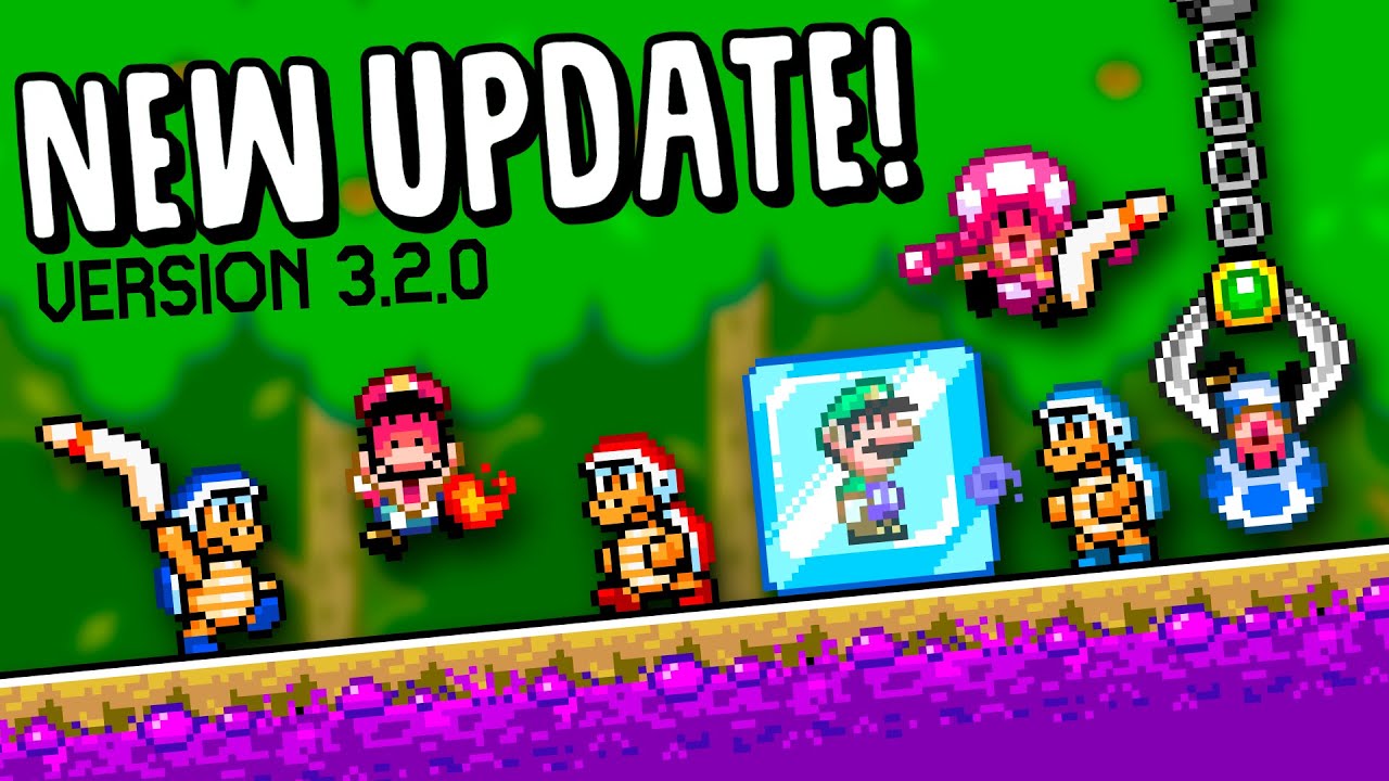 SMM World Engine New Enemies, New Item, & MORE!!! (FREE Mario Maker Game for PC & Mobile) v3.2.0