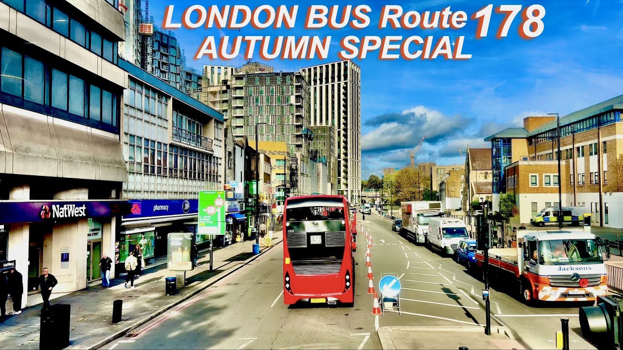 London Bus Rides 🇬🇧 Route 178 🚍 Woolwich Arsenal Station To Lewisham Station