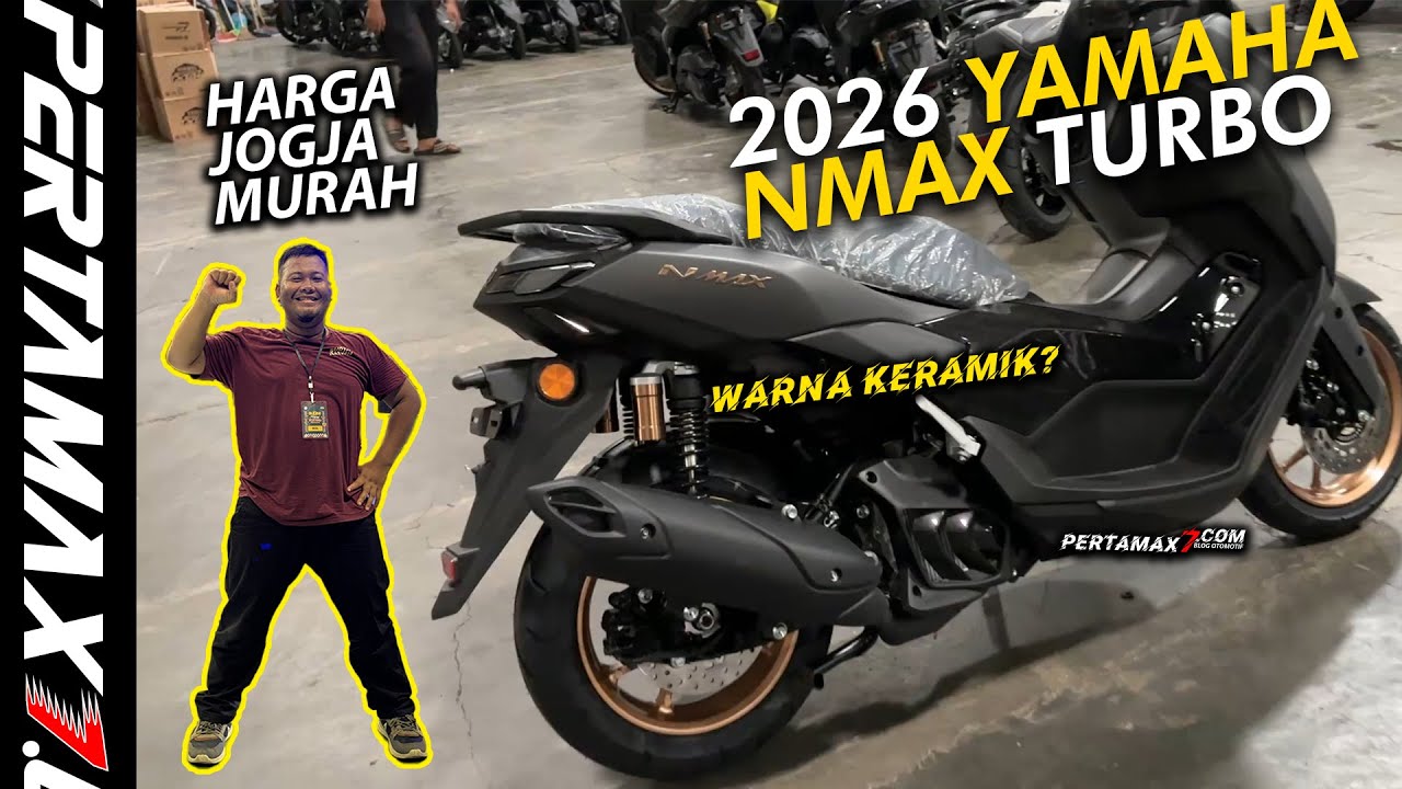 REVIEW Yamaha NMAX Turbo Ceramic Grey 2026 Harga Jogja Murah Warna Keramik? #nmaxturbo #nmax #yecvt