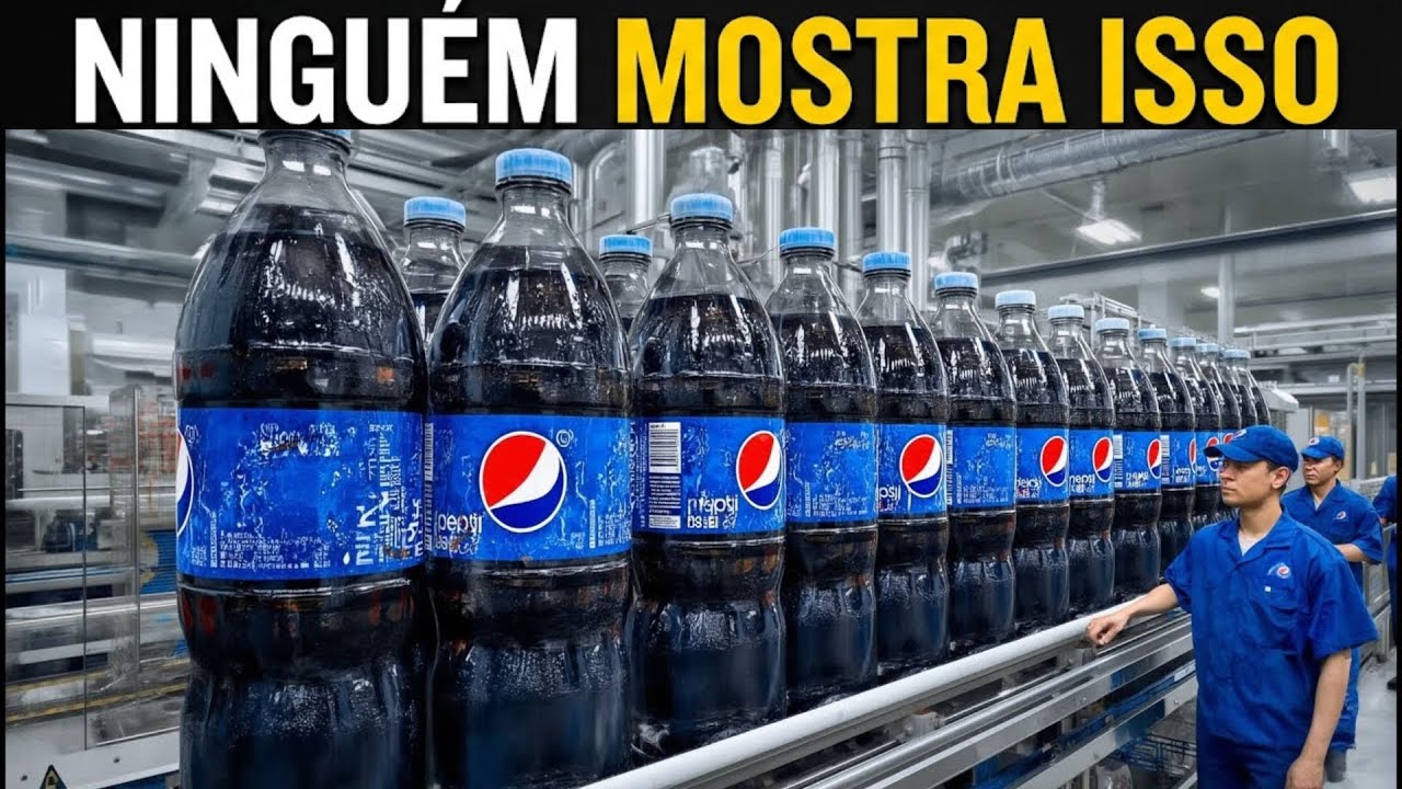 Como a Pepsi é Feita de Verdade | Processo Industrial Completo Dentro da Fábrica