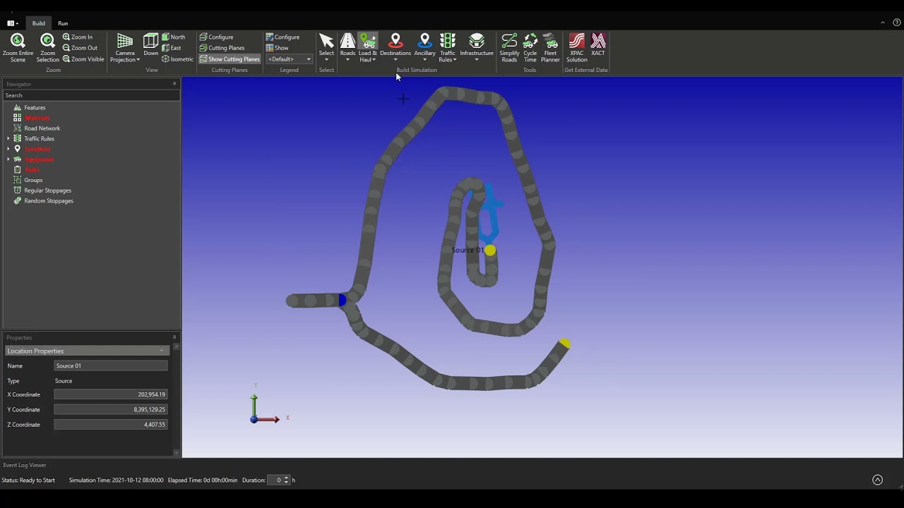 Discrete Event Simulation - HAULSIM
