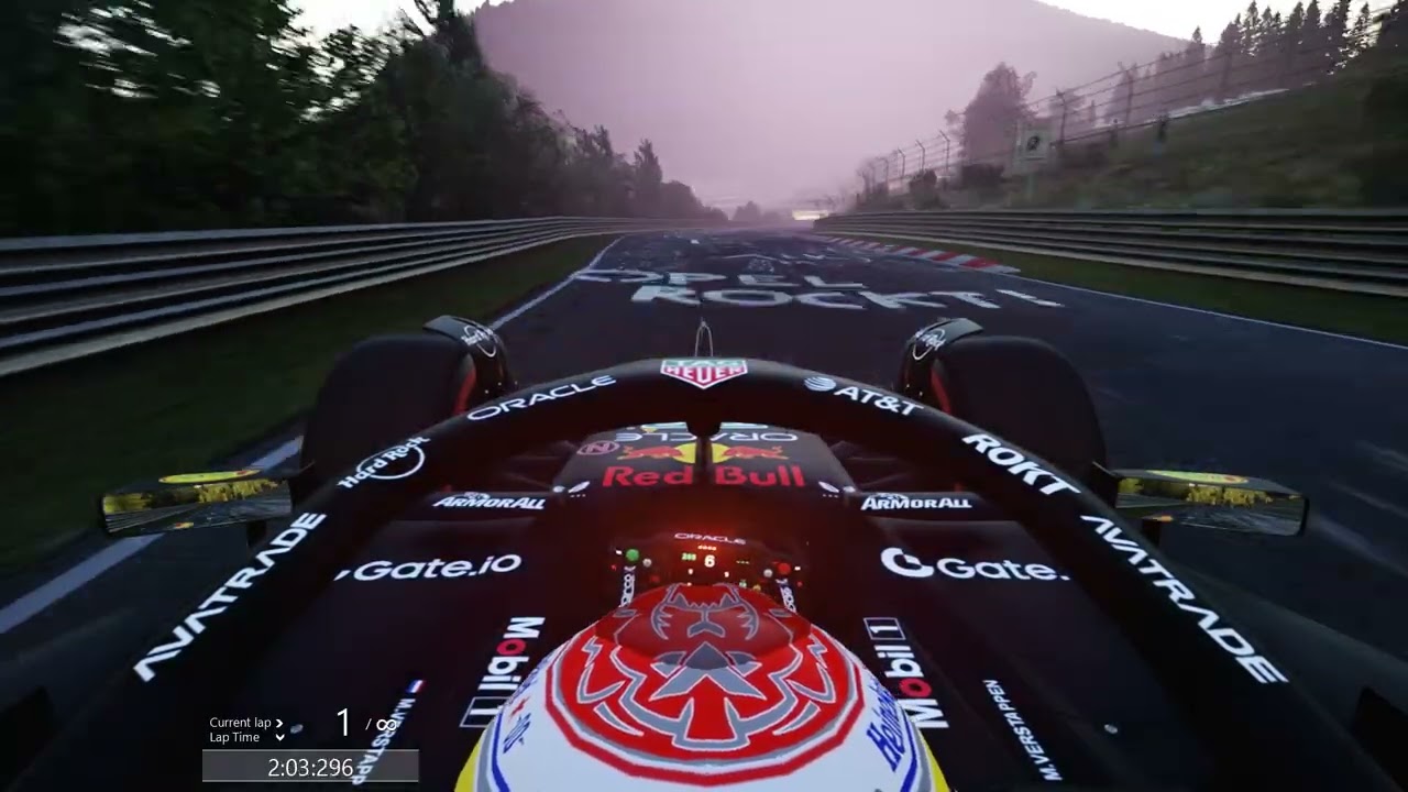 Assetto Corsa RB21 Nordschleife 5 min 25 sec.