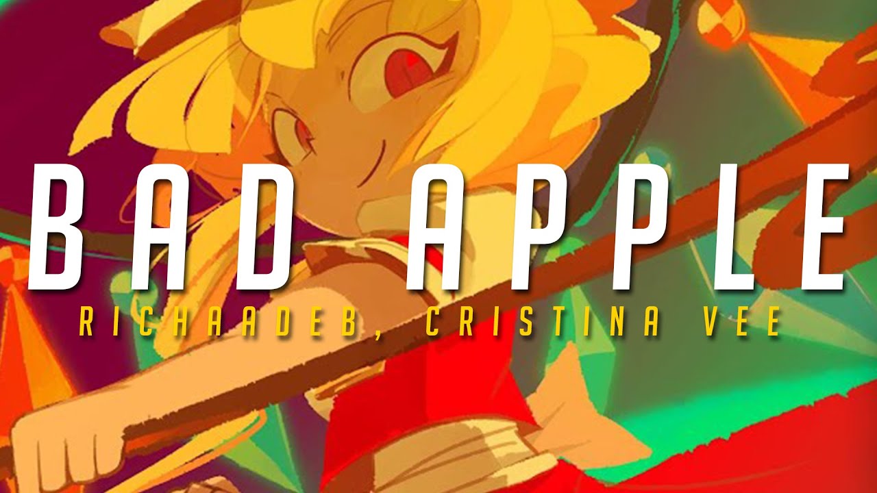 Bad apple | Metal cover | Richaadeb & Cristina Vee | Original Lyrics & Sub. Espa&ntilde;ol