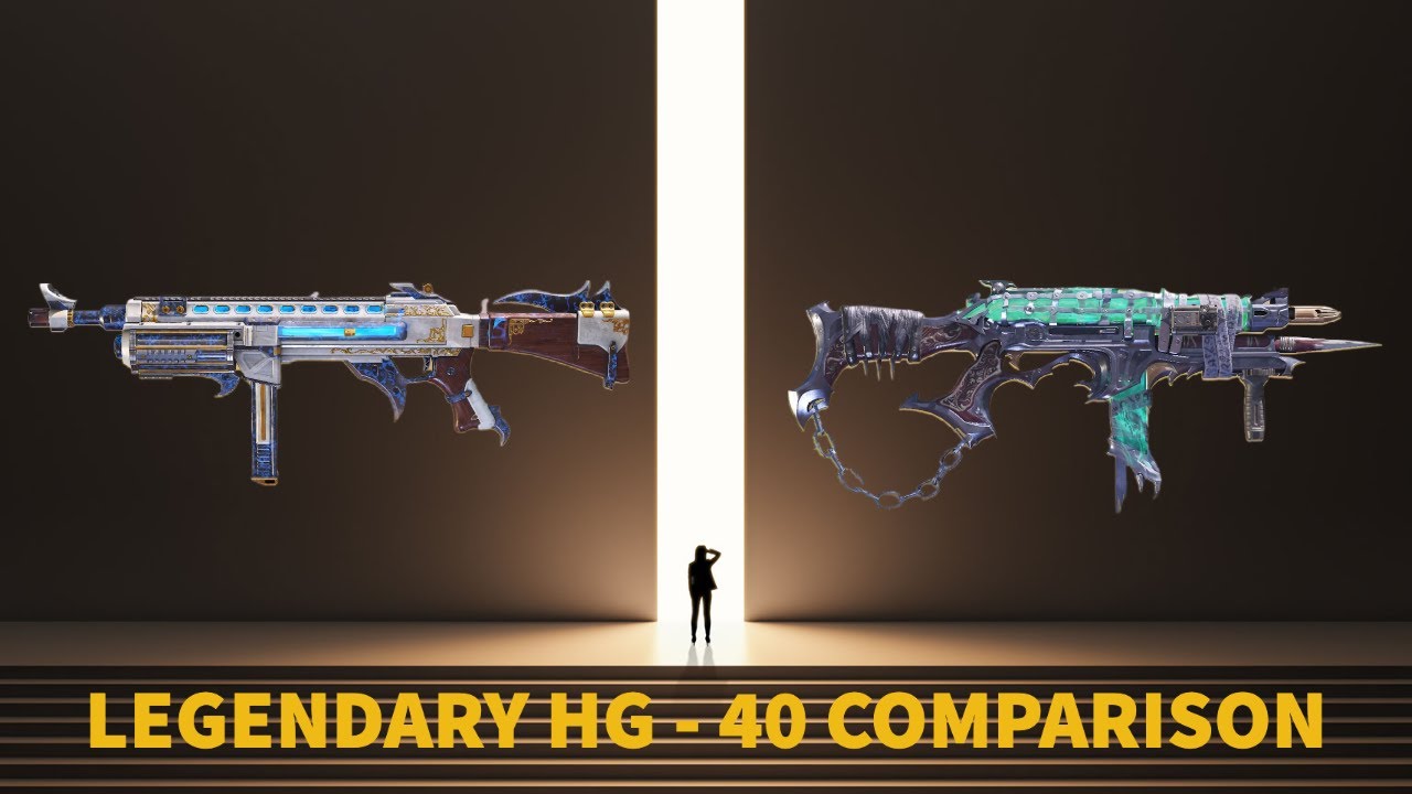 COD Mobile  LEGENDARY HG - 40 COMPARISON
