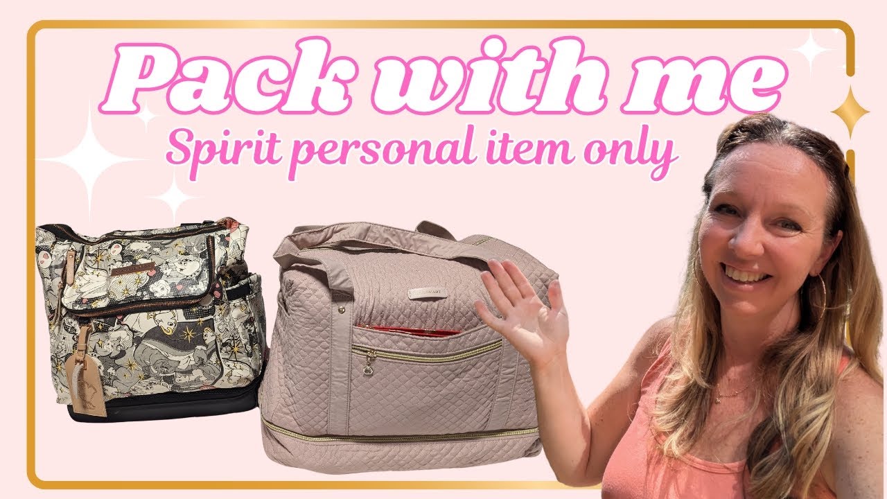 Pack with me for North Carolina | Spirit Personal item only