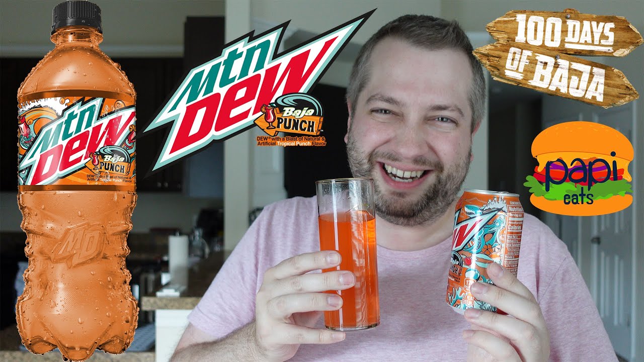 NEW Mtn Dew Baja Punch - 100 Days of Baja Blast - Review