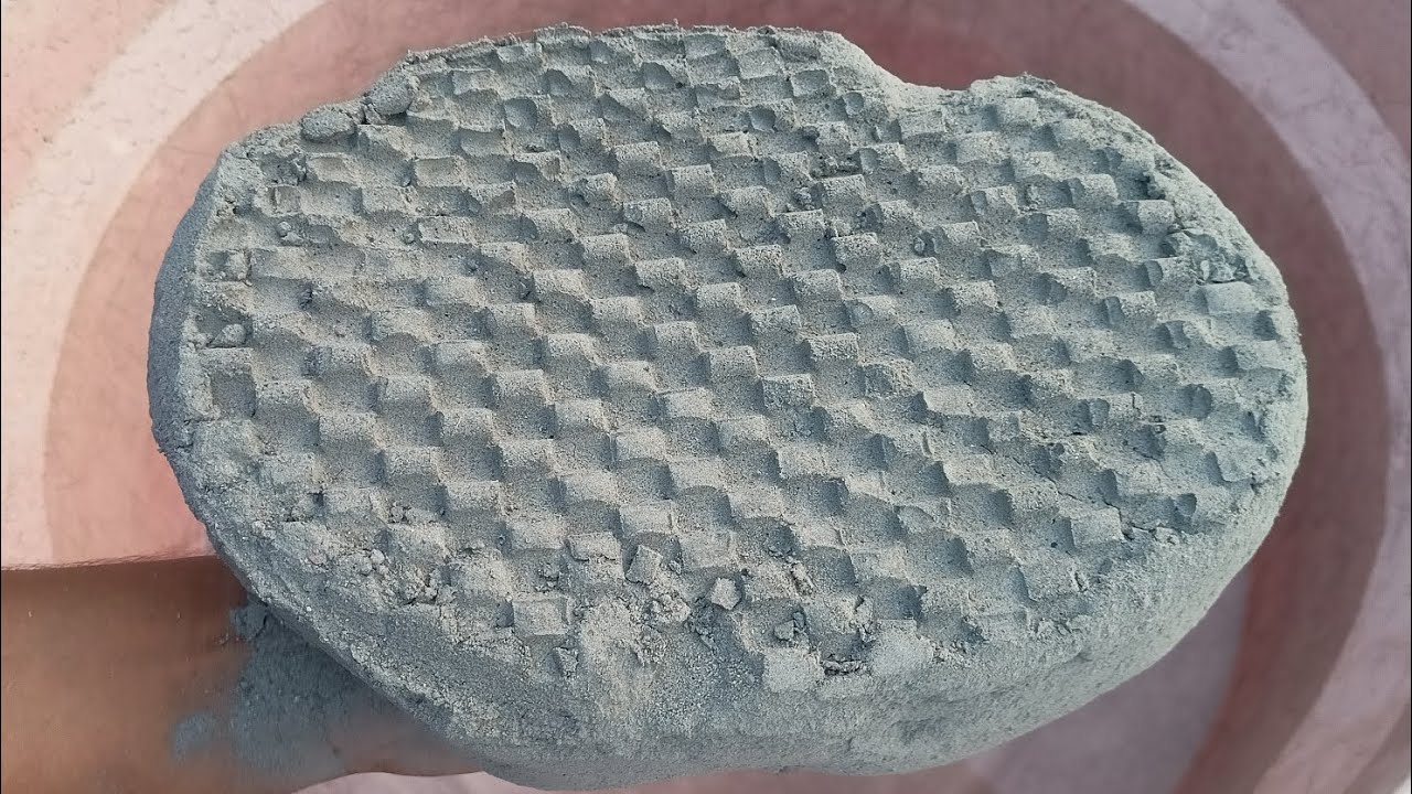ASMR Very 🌪️🍦 Dusty 🤤 Pure Cement Smoothy Design Chunks 🪨 dippingCrumble on Lots Of Water 🌊💦💦🌀🌀