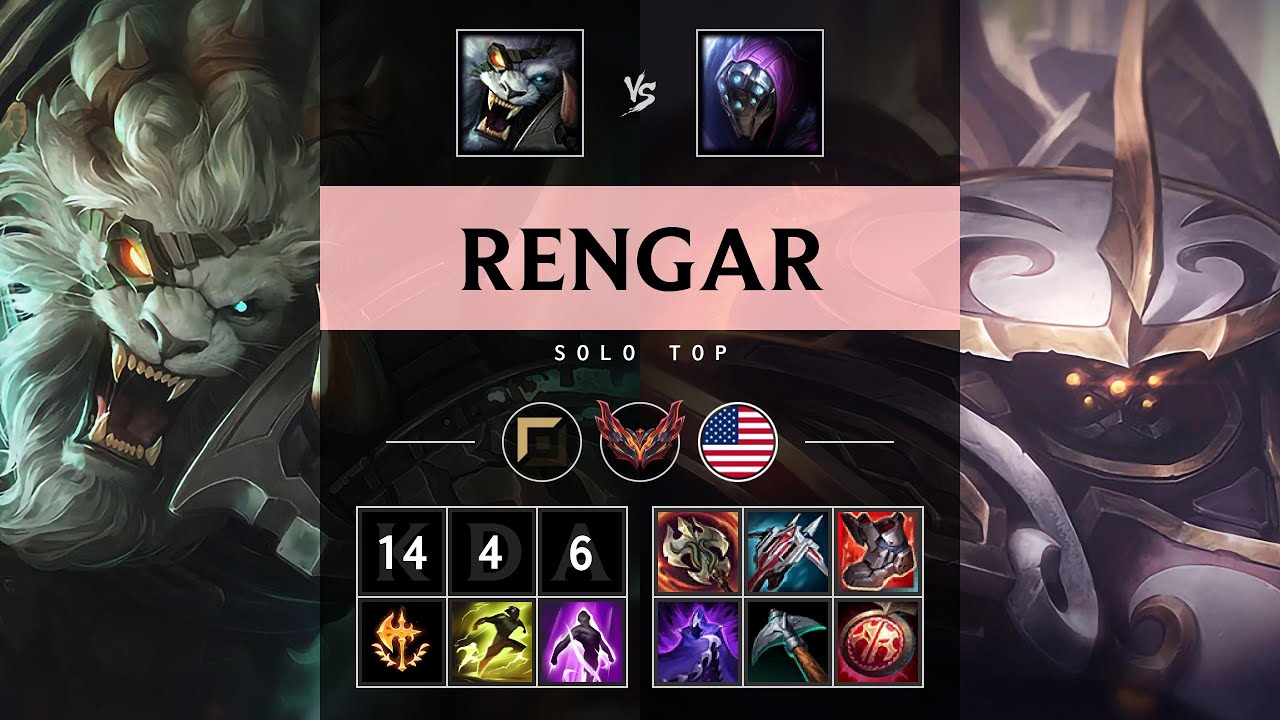 Rengar Top vs Jax - NA Grandmaster Patch 25.19