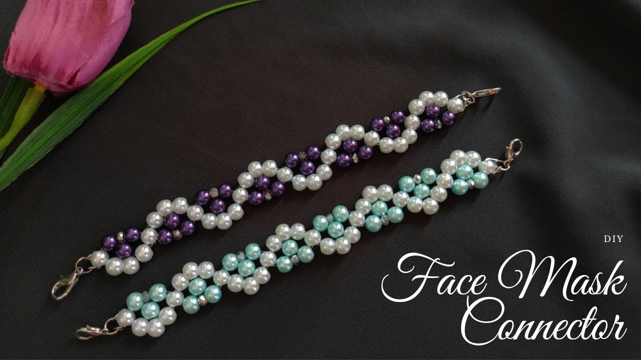 DIY Face Mask Connector || Cara membuat konektor masker mutiara simple dan elegan