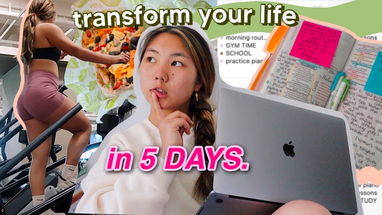 how to get your LIFE TOGETHER in 5 days or less (physical, mental, spiritual, more!)