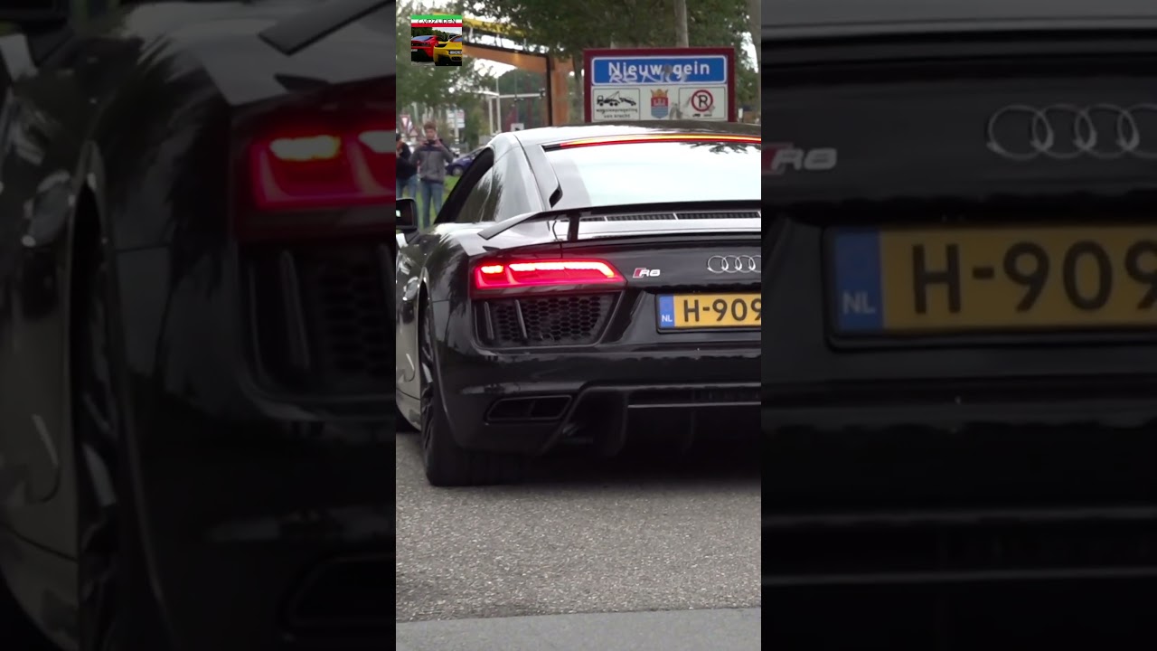 Audi R8 V10 Plus Crazy Launch Control! 🚀