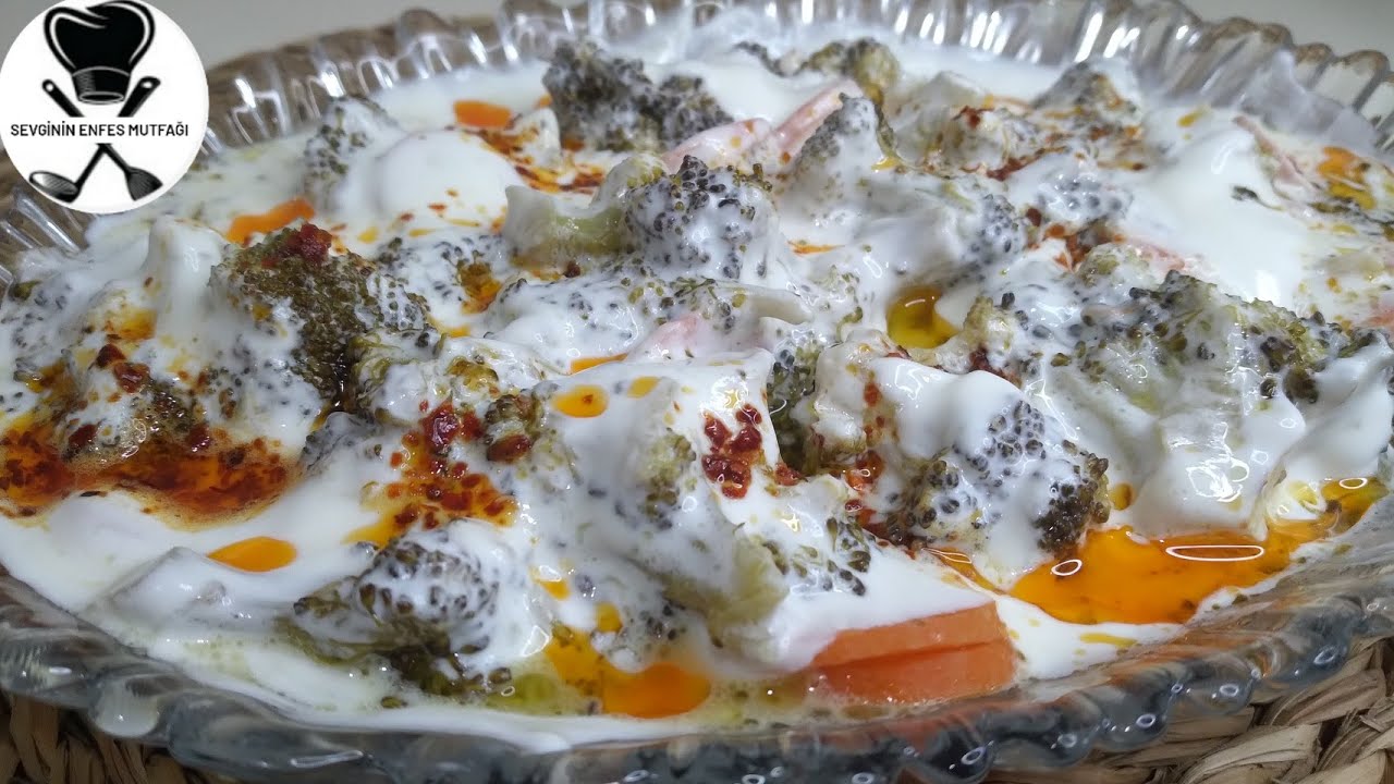 Brokolinin En Güzel Hali // Yoğurtlu Brokoli Salatası #brokolisalatası #brokoli #broccolisalad