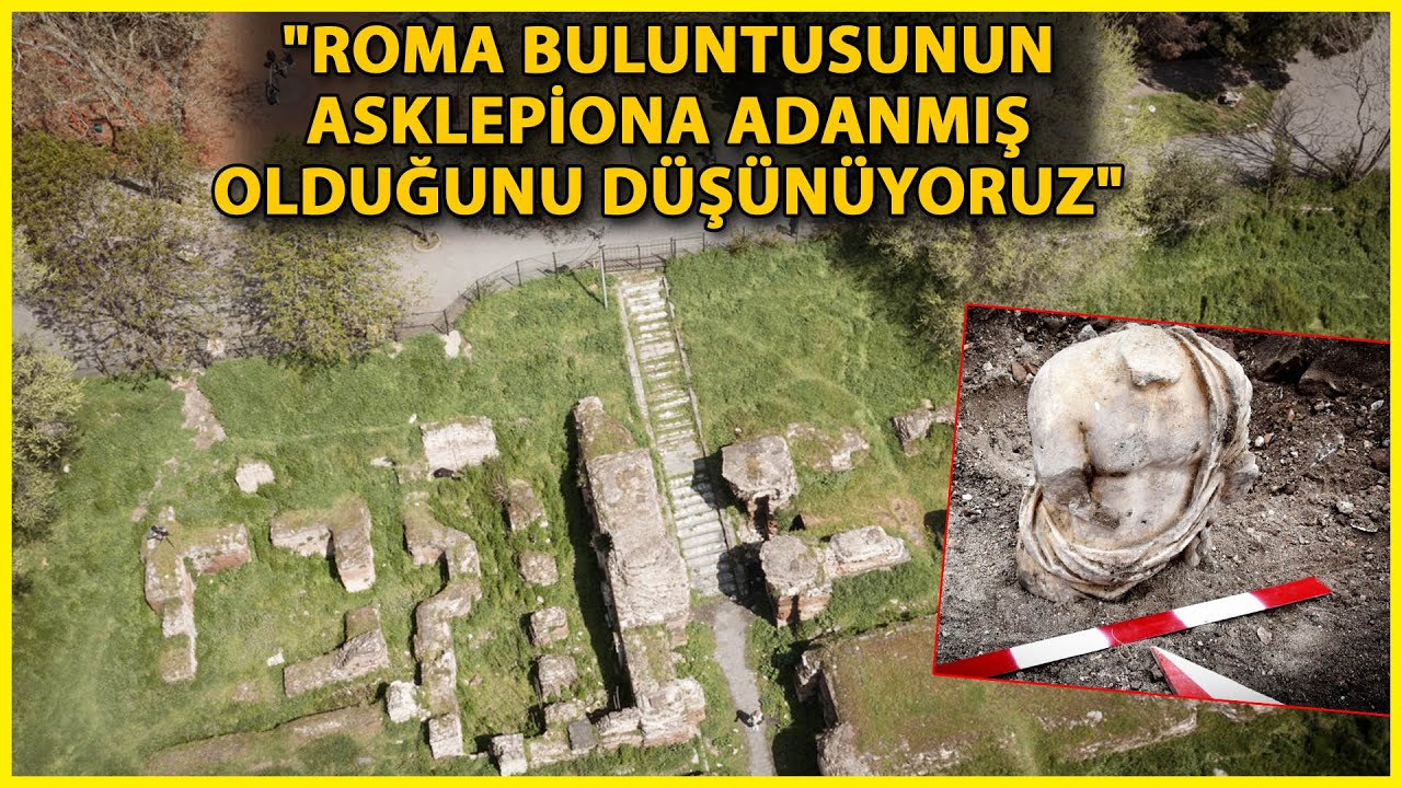 Saraçhane Arkeoloji Parkı'nda Roma Dönemine Ait Heykel Bulundu