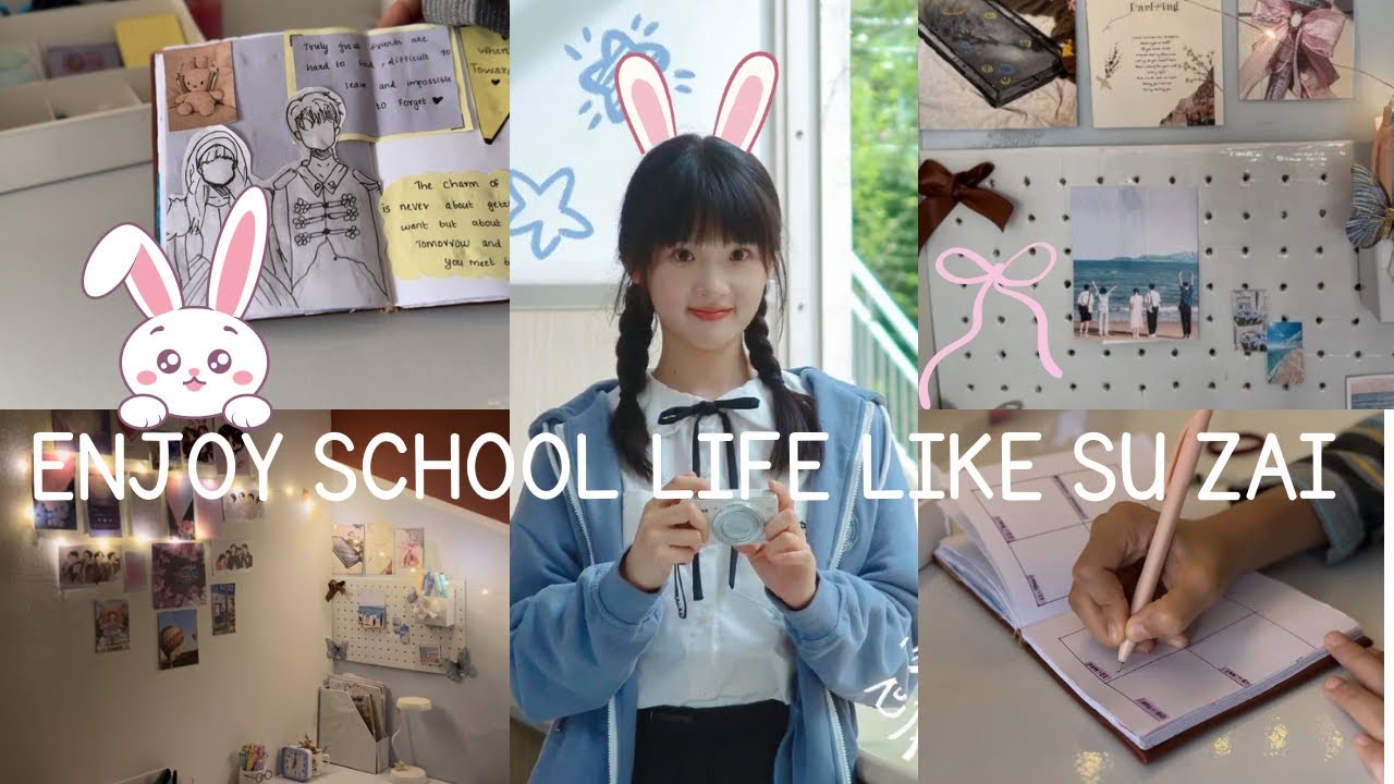 ENJOY SCHOOL LIFE LIKE SU ZAI ✨6 Easy Tips | Being Productive
