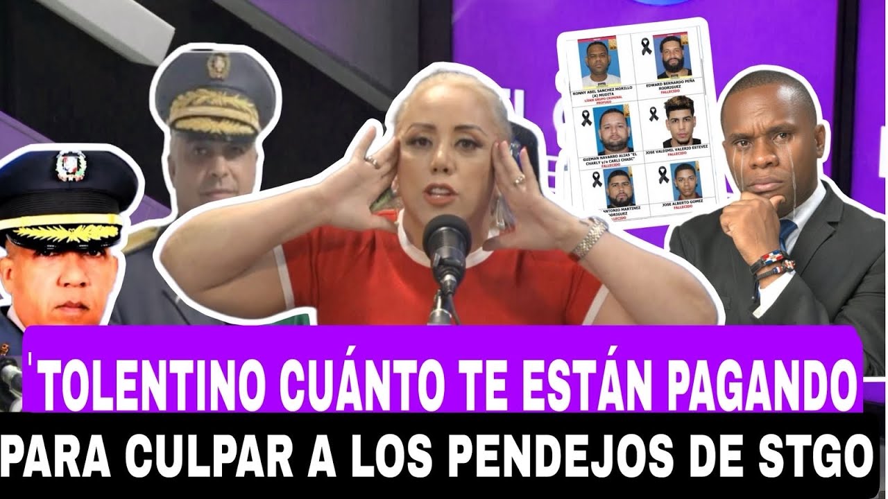 Tolentino, cuánto te están pagando para culpar a los pendejos de Santiago?