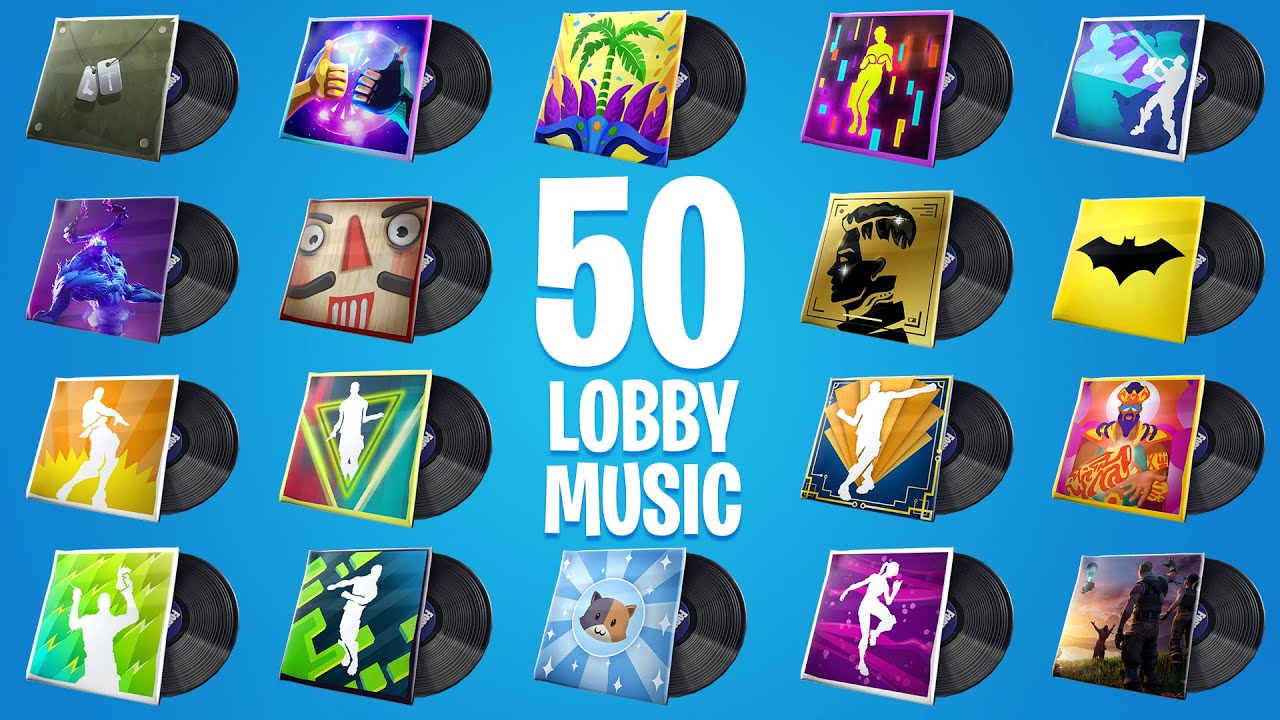 FORTNITE All Lobby Music (All 50 Lobby Music)