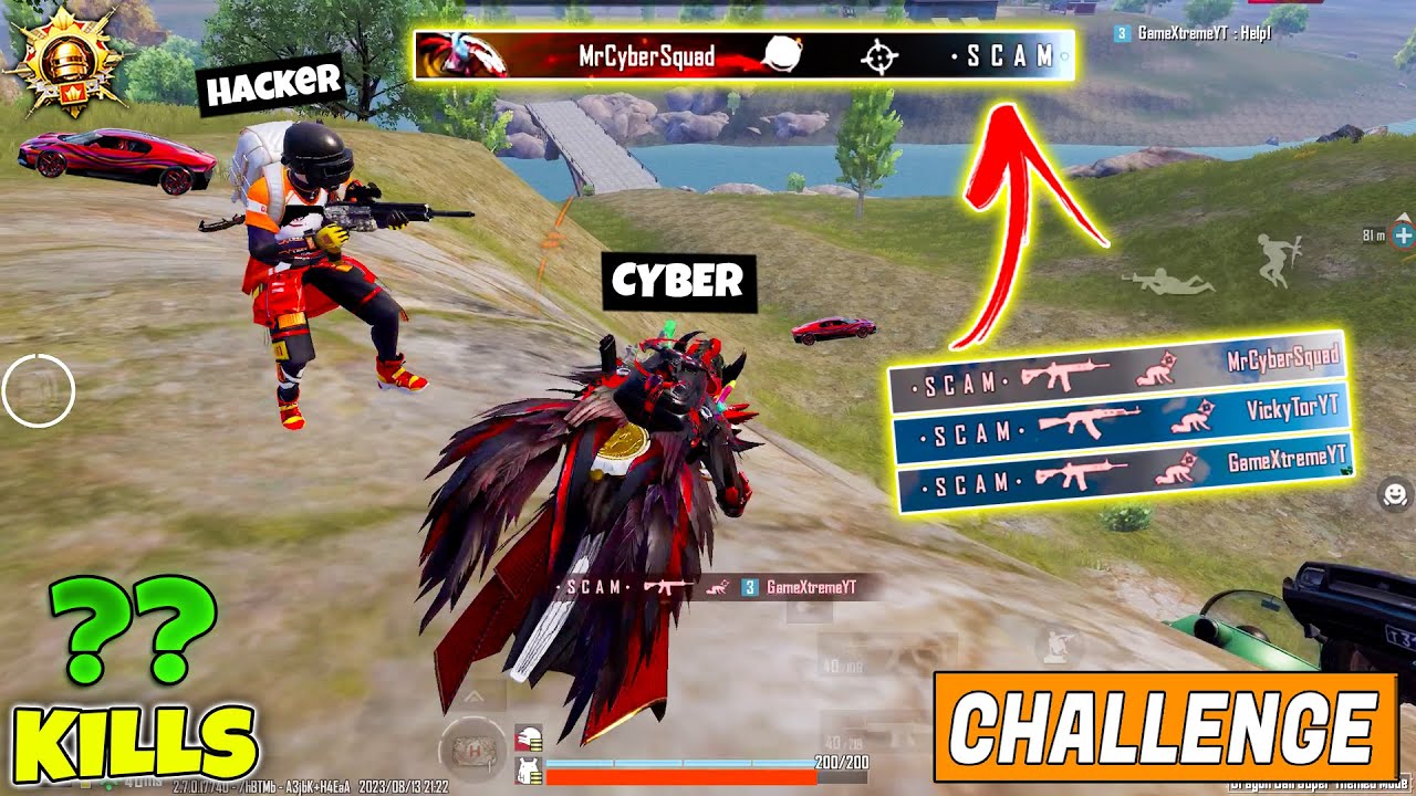 😱 OMG !! MRCYBERSQUAD & BLOODRAVEN X-SUIT DESTROYED & KILLED THESE 2 GOD CHEATER WITH PAN IN BGMI