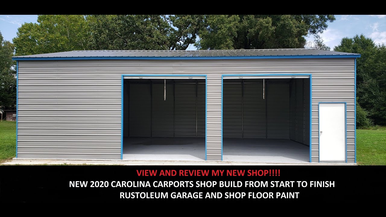 💥💥💥💥💥 ПОСМОТРИТЕ И ОСТАВЬТЕ ОТЗЫВ!! 2020 CAROLINA CARPORTS 30 X 40 СТРОИТЕЛЬСТВО МАГАЗИНА ОТ НАЧА...