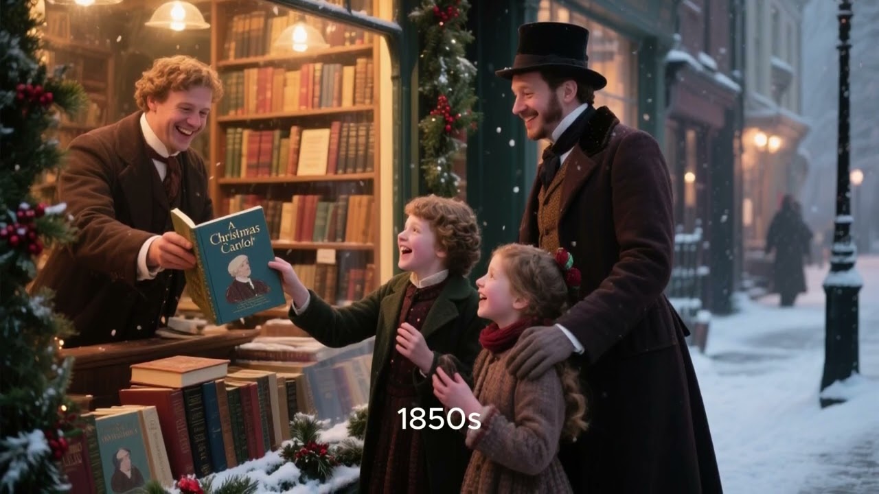 1850s London: A Victorian Christmas Tour (AI Reconstruction)