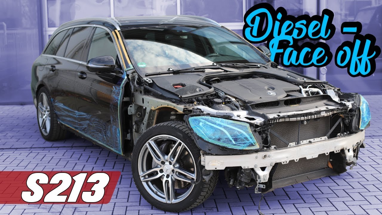 Diesel - Face off | Mercedes-Benz E-Klasse S213 | Umbau auf AMG Optik & Active Auspuffsound | SCHAWE