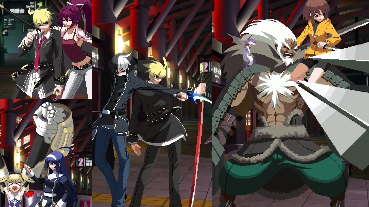 All Under Night Interactions from BBTAG Part 1: Intros, Outros, Victory Lines