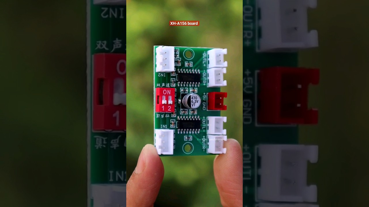 XH-A156 3W&times;4 DC 5v Mini Audio Stereo Amplifier Board&nbsp; #mrmistry #shorts #XH-A156