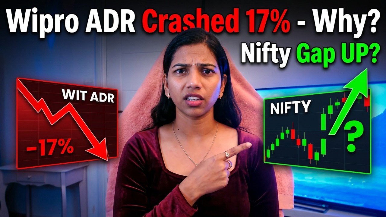 ADR Wipro обвалились на 17%, но IT-акции отскакивают? Ожидается гэп вверх по Nifty? &ndash; Премаркет-о...