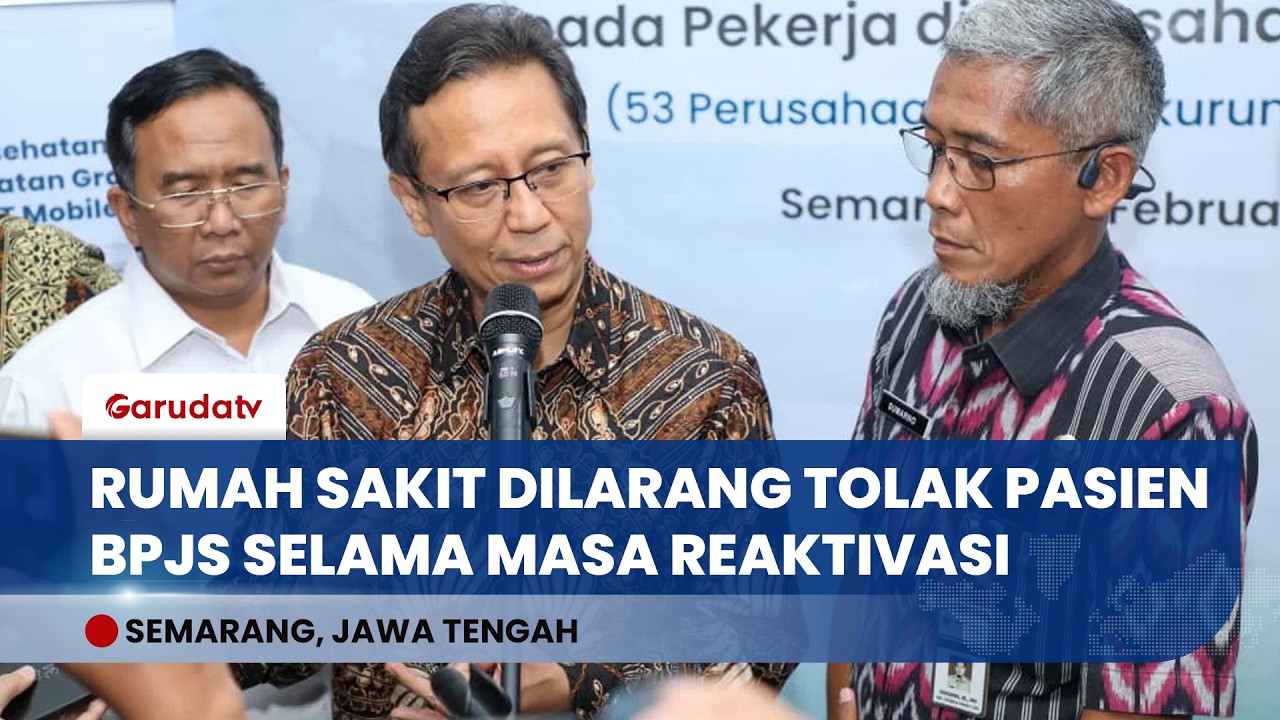 Menkes Pastikan Aktivasi Ulang Otomatis Peserta BPJS PBI Penyakit Kronis Selama Tiga Bulan ke Depan