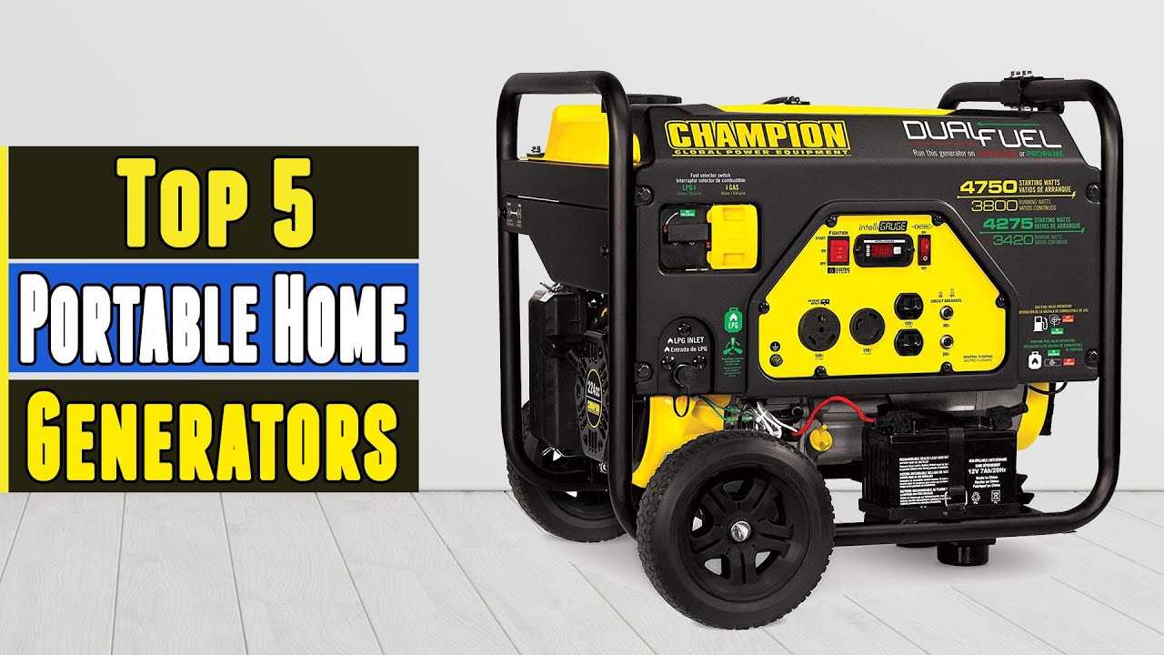 Top 5 Best Portable Home Generators 2021
