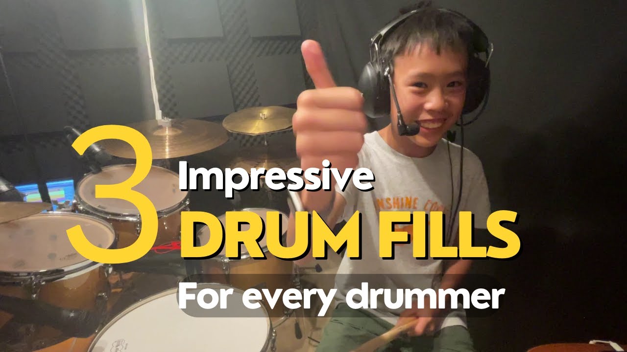 3 Drum Fills That IMPRESS Your Friends - Drum Lesson