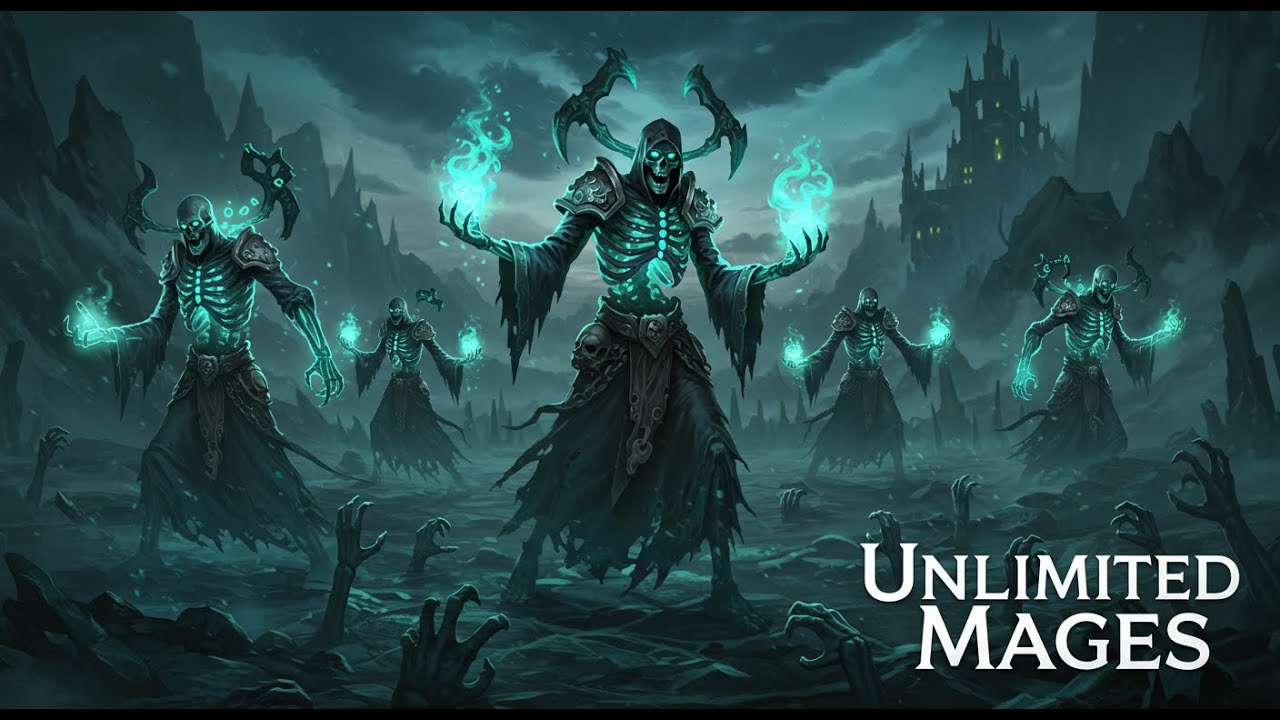 Summon Unlimited Skeletal Mages Diablo Immortal Necromancer.