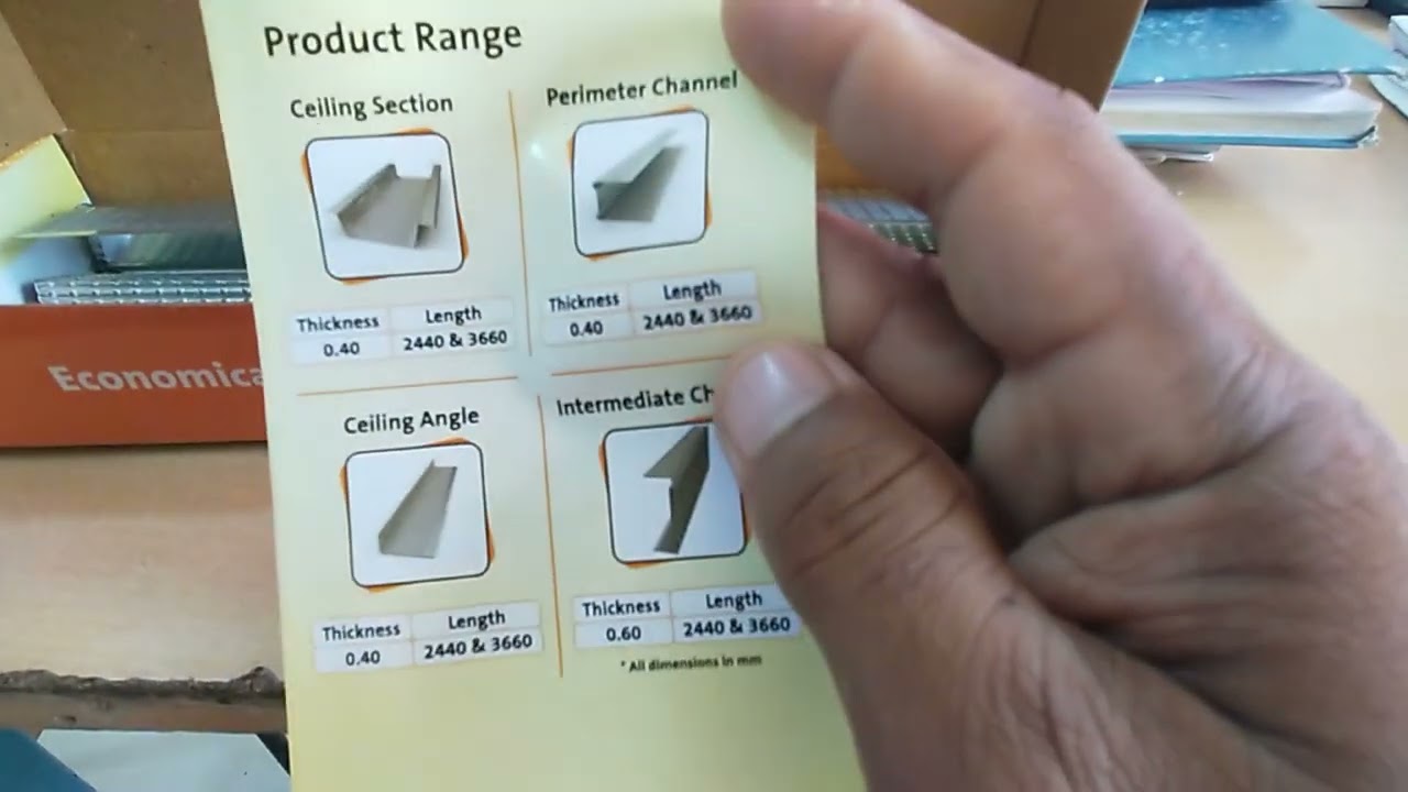 gyproc ceiling channel||gypframe XPERT Metal channel for false ceiling/சீலிங் சேனல் வகை