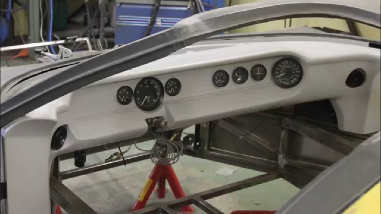 Ford GT40 build Part 5 Cooling, Dashboard and centre consol