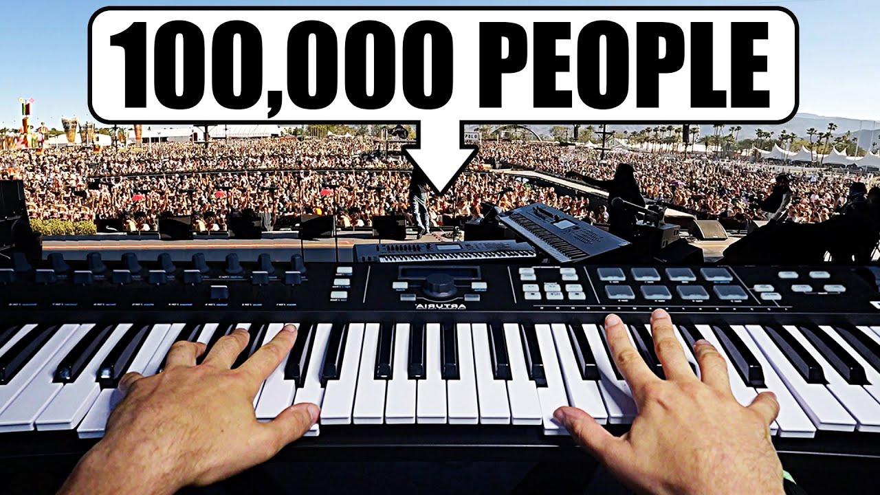 What is it like to perform for 100,000 people?