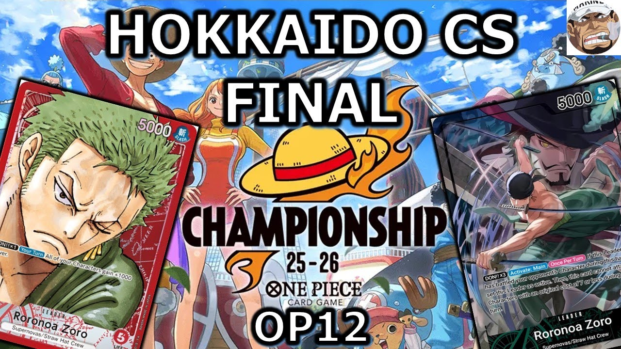 An Insane Topdeck in the Hokkaido CS Finals! Red Zoro vs Green Zoro! OP12